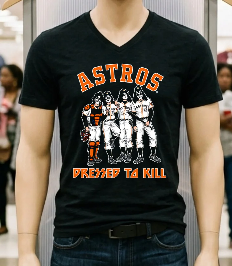 Houston Astros Dressed To Kill Shirt - balck-shirt Houston Astros Dressed To Kill Shirt Balck Shirt