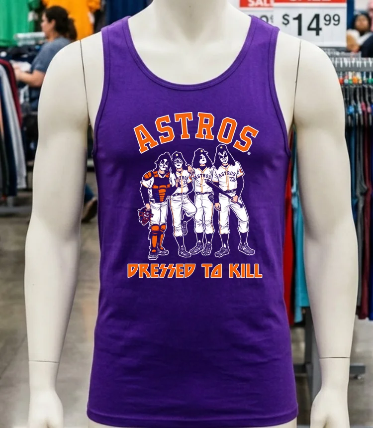 Houston Astros Dressed To Kill Shirt Purple Shirt