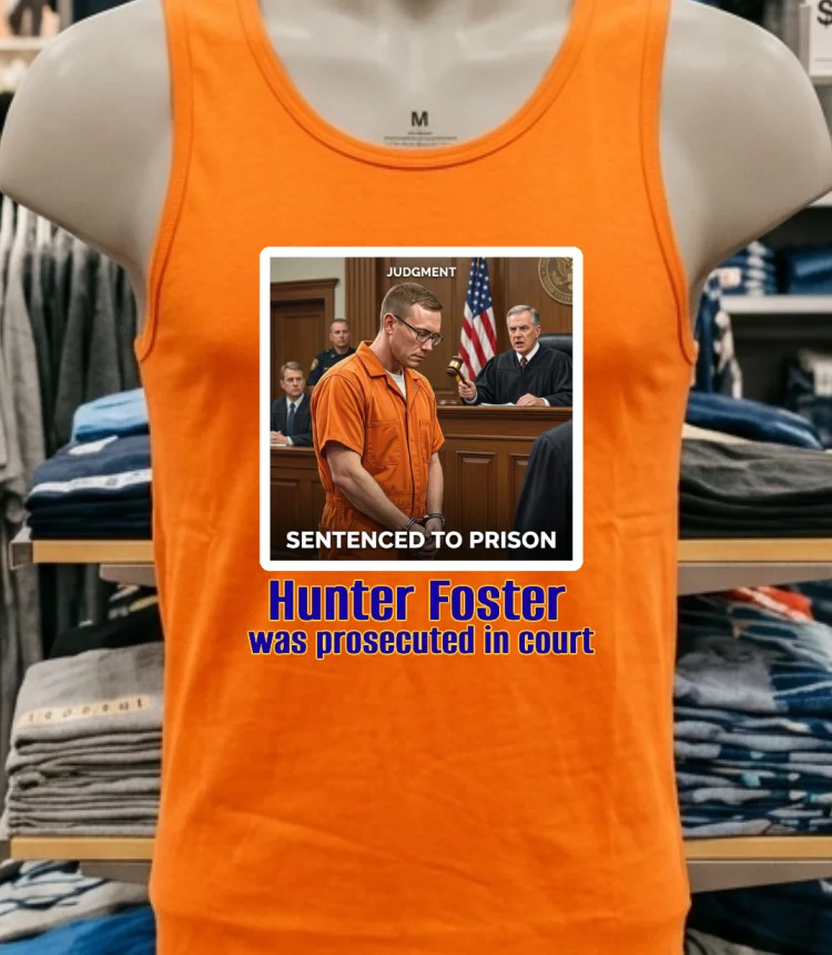 Hunter Foster Was Prosecuted In Court T Shirt - orange-shirt Hunter Foster Was Prosecuted In Court T Shirt Orange Shirt