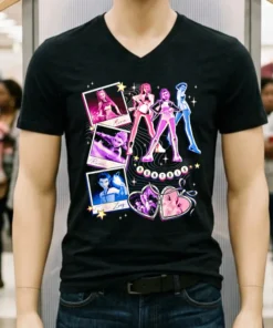 Huntrix Graphic Design Style Shirt