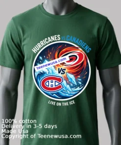 Hurricanes Vs Canadiens Nhl Sport T Shirt