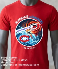 Hurricanes Vs Canadiens Nhl Sport T Shirt