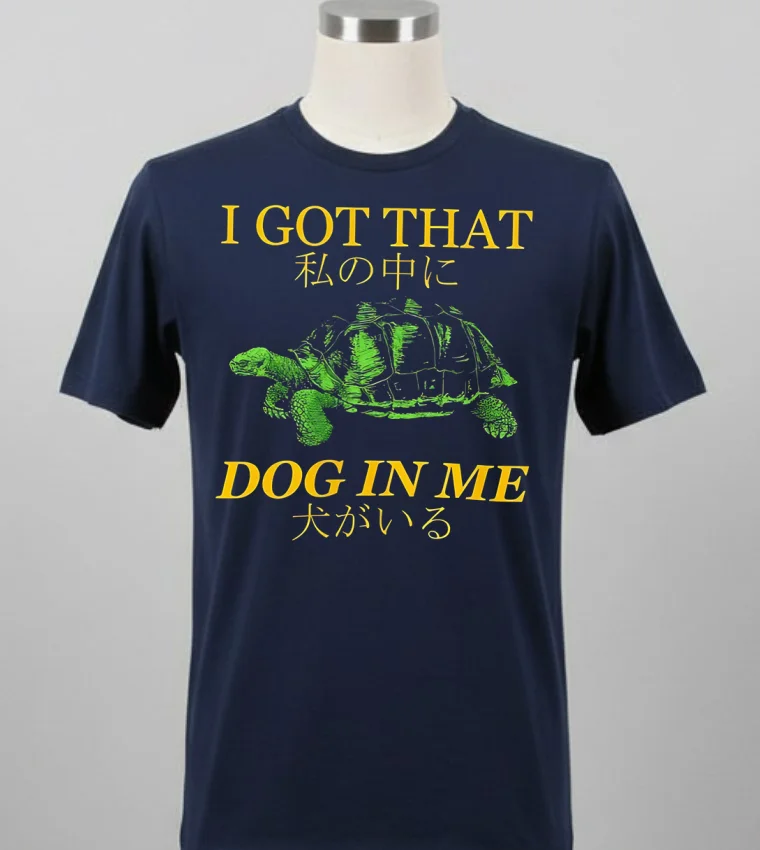 I Got That Dog In Me Turtle Shirt - balck-shirt I Got That Dog In Me Turtle Shirt Balck Shirt 2