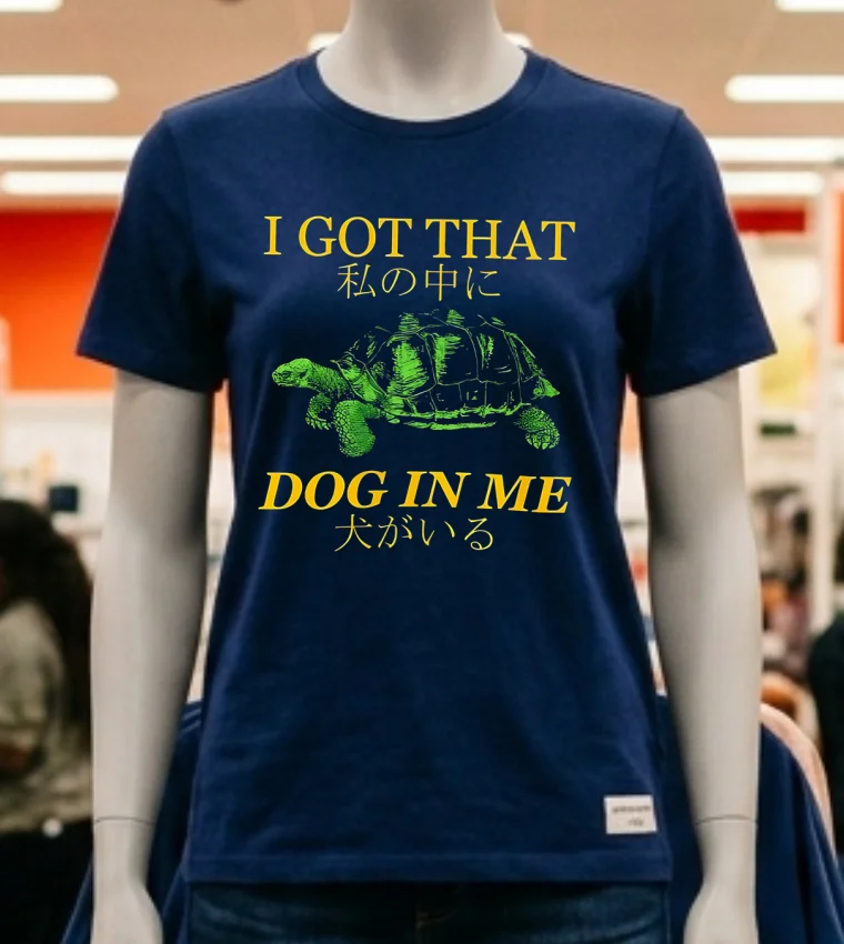 I Got That Dog In Me Turtle Shirt - navy-shirt I Got That Dog In Me Turtle Shirt Navy Shirt 1