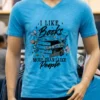 I Like Books More Than I Like People Shirt Blue Shirt