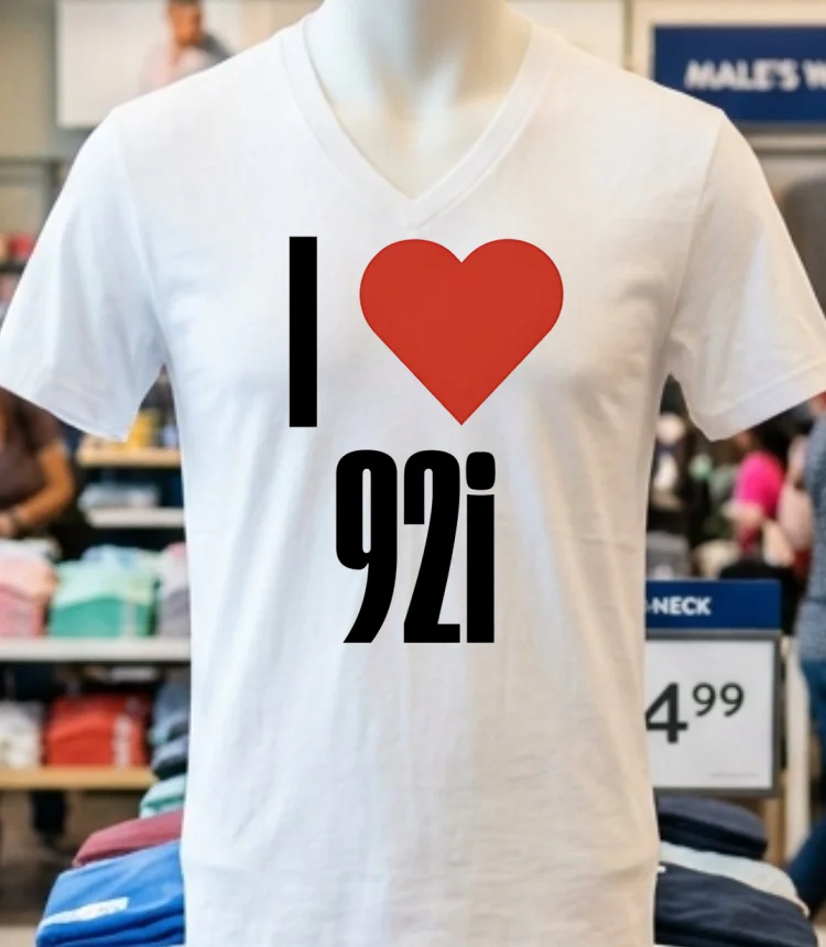 I Love 92I Shirt - white-t-shirt I Love 92i Shirt White T Shirt 2
