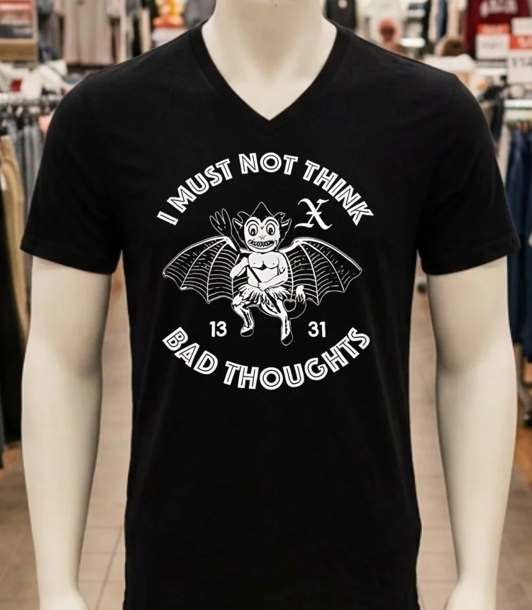I Must Not Think Bad Thoughts Shirt - balck-shirt I Must Not Think Bad Thoughts Shirt Balck Shirt 1