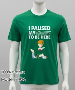 I Paused My Umineko When They Cry To Be Here Shirt