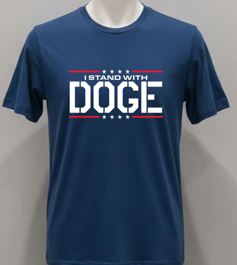 I Stand With Doge Shirt - navy-shirt I Stand With Doge Shirt Navy Shirt