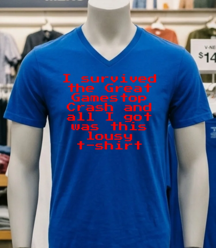 I Survived The Great Gamestop Crash And All I Got Was This Lousy T Shirt Shirt - navy-shirt I Survived The Great Gamestop Crash And All I Got Was This Lousy T Shirt Shirt Navy Shirt 1