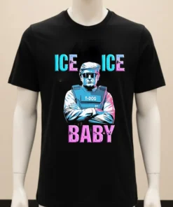 Ice Ice Baby Donald Trump T Dog Bulletproof Vest Shirt