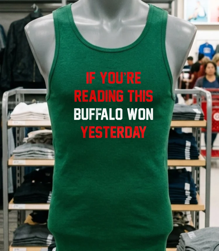 If Youre Reading This Buffalo Won Yesterday Buffalo Bills Shirt Green Shirt