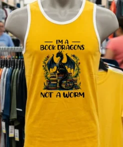 I M A Book Dragons Not A Worm Book Shirt