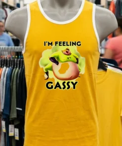 Im Feeling Gassy Funny Superhero Parody Shirt Yellow T Shirt
