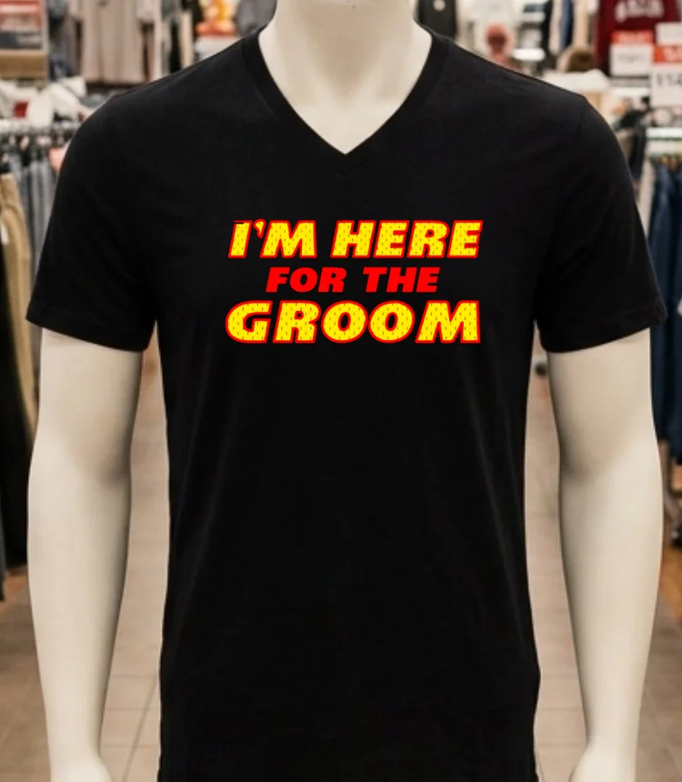 Im Here For The Groom Kansas City Chiefs Shirt Balck Shirt 1