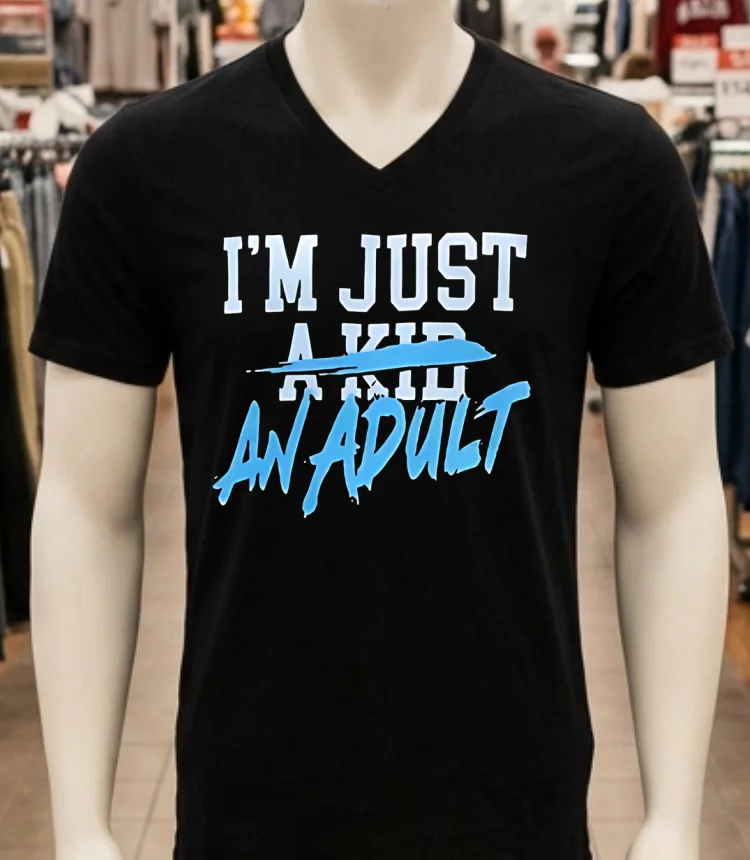 I M Just An Adult Shirt - balck-shirt Im Just An Adult Shirt Balck Shirt 1