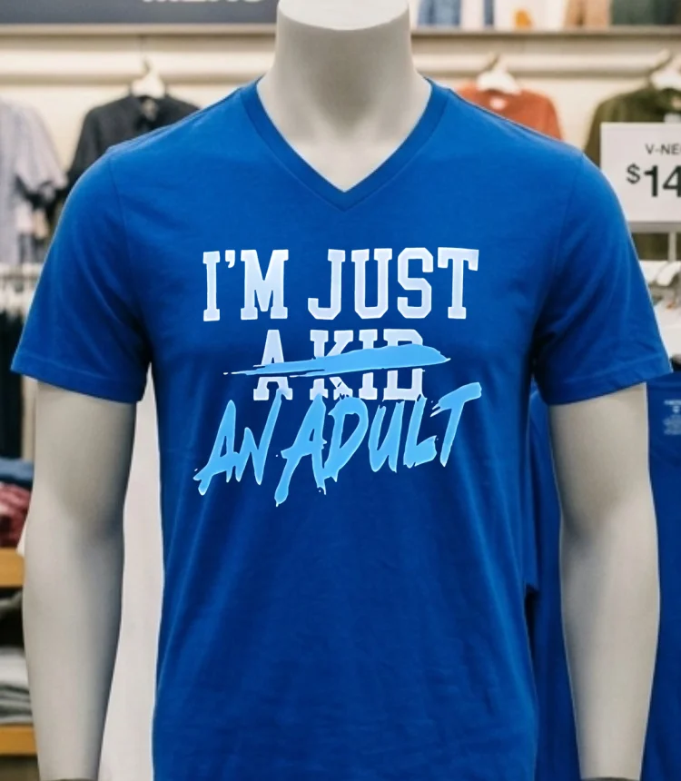 I M Just An Adult Shirt - navy-shirt Im Just An Adult Shirt Navy Shirt 1