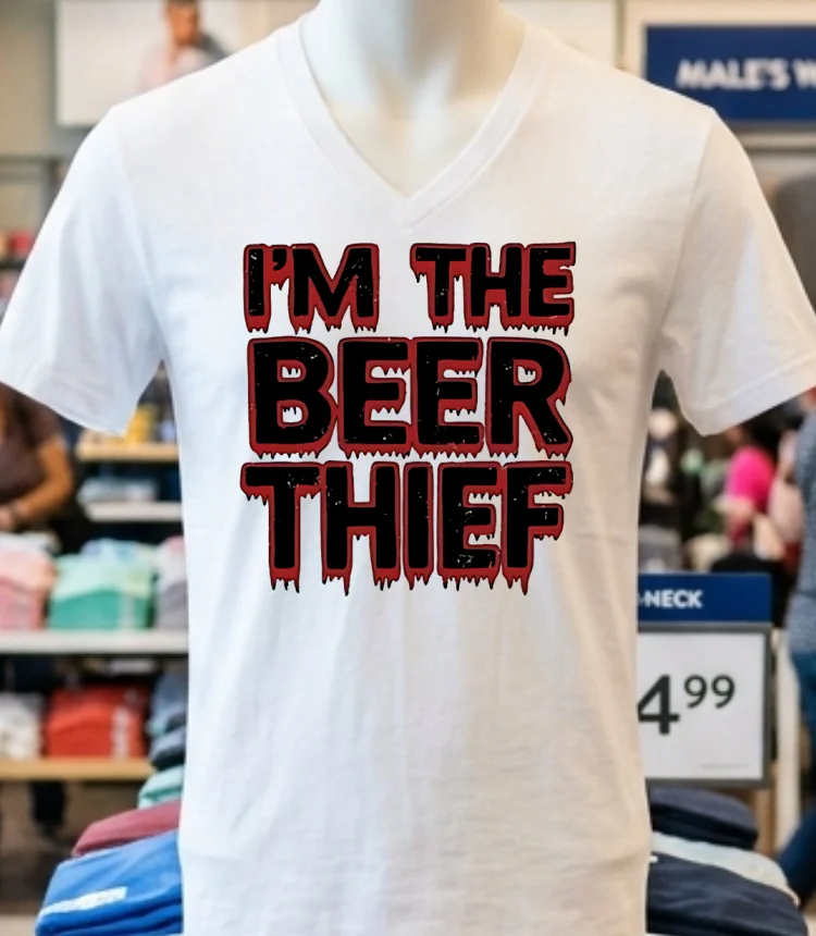 I’m The Beer Thief Beyond Hell Shirt - white-t-shirt Im The Beer Thief Beyond Hell Shirt White T Shirt 2