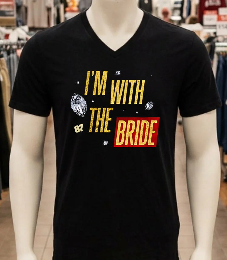 Im With The Bride Kansas City Chiefs Shirt Balck Shirt 1