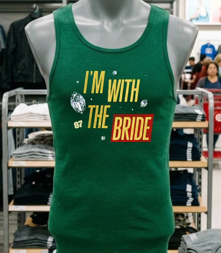 I M With The Bride Kansas City Chiefs Shirt - green-shirt Im With The Bride Kansas City Chiefs Shirt Green Shirt