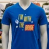 Im With The Bride Kansas City Chiefs Shirt Navy Shirt 1