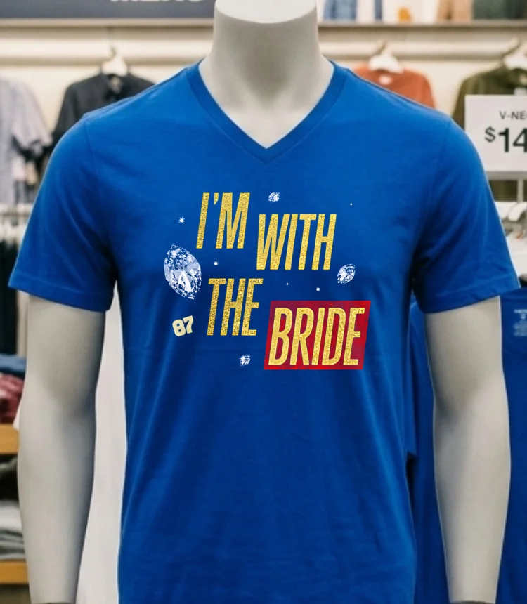 I M With The Bride Kansas City Chiefs Shirt - navy-shirt Im With The Bride Kansas City Chiefs Shirt Navy Shirt 1