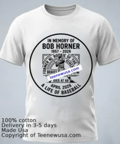 In Memory Of Bob Horner T Shirt