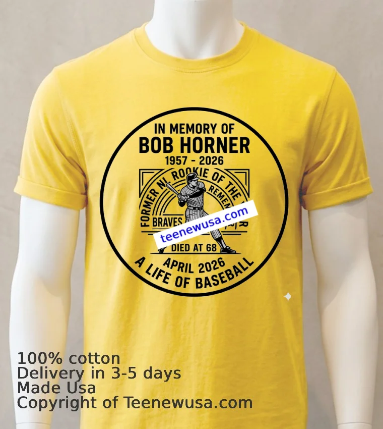 In Memory Of Bob Horner T Shirt Yellow T Shirt