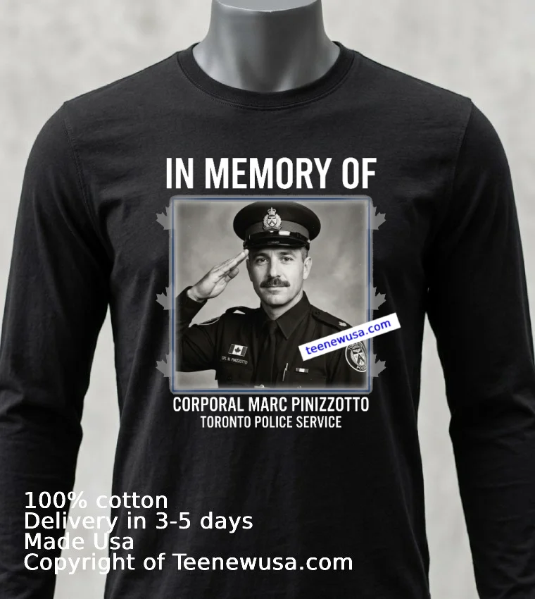 In Memory Of Corporal Marc Pinizzotto 43 Years Old T Shirt - balck-shirt In Memory Of Corporal Marc Pinizzotto 43 Years Old T Shirt Balck Shirt