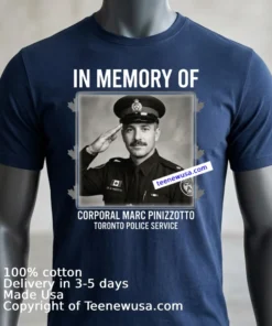 In Memory Of Corporal Marc Pinizzotto 43 Years Old T Shirt