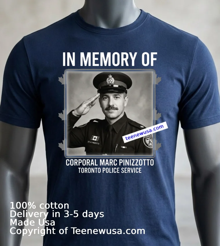 In Memory Of Corporal Marc Pinizzotto 43 Years Old T Shirt Navy Shirt 3