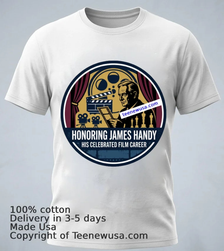In Memory Of James Handy T Shirt - white-t-shirt 1 In Memory Of James Handy T Shirt White T Shirt 1