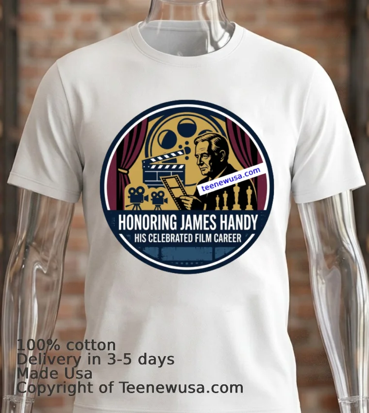 In Memory Of James Handy T Shirt - white-t-shirt 2 In Memory Of James Handy T Shirt White T Shirt 2