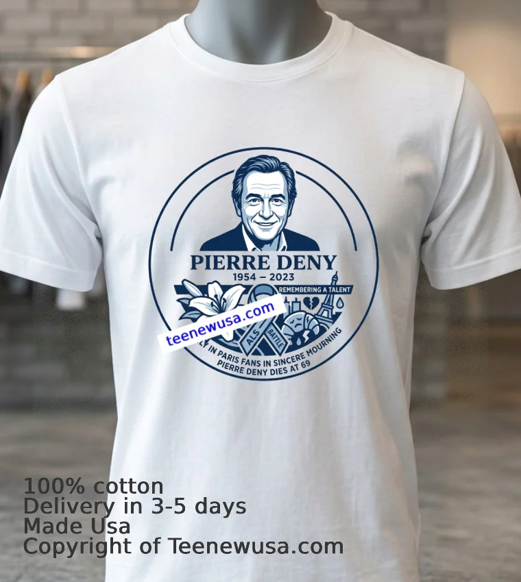In Memory Of Pierre Deny T Shirt - white-t-shirt 3 In Memory Of Pierre Deny T Shirt White T Shirt 3