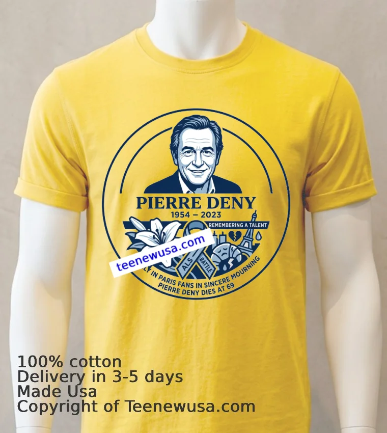 In Memory Of Pierre Deny T Shirt Yellow T Shirt
