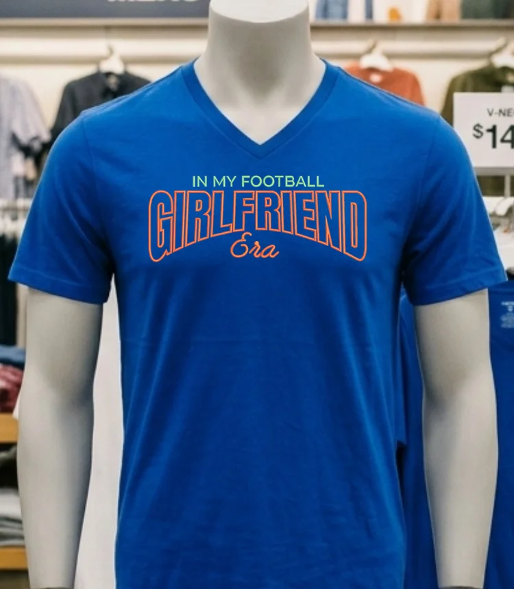 In My Football Girlfriend Era Style Shirt - navy-shirt In My Football Girlfriend Era Style Shirt Navy Shirt 1