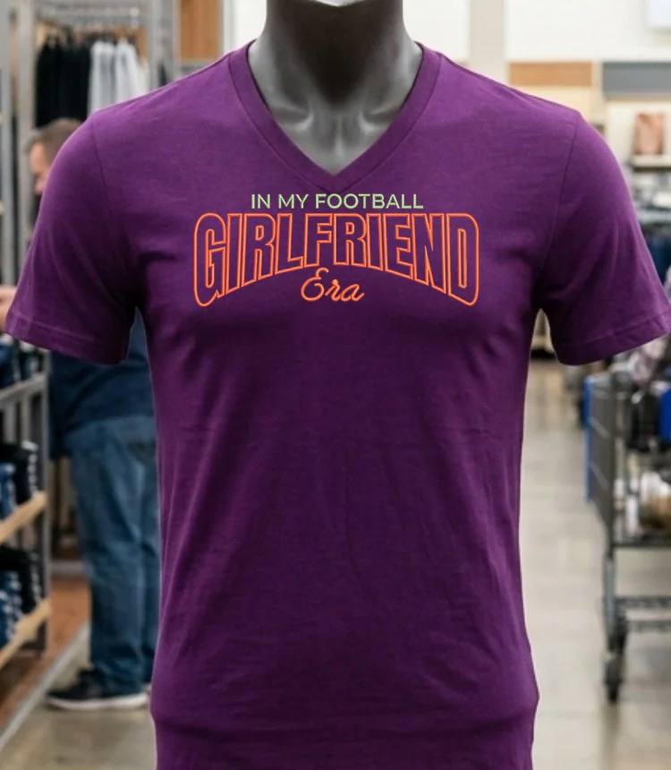 In My Football Girlfriend Era Style Shirt - purple-shirt In My Football Girlfriend Era Style Shirt Purple Shirt