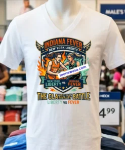 Indiana Fever Vs New York Liberty Wnba Sport T Shirt