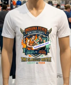 Indiana Fever Vs New York Liberty Wnba Sport T Shirt
