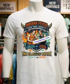 Indiana Fever Vs New York Liberty Wnba Sport T Shirt