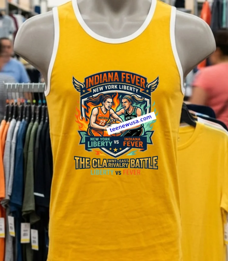 Indiana Fever Vs New York Liberty Wnba Sport T Shirt - yellow-t-shirt Indiana Fever Vs New York Liberty Wnba Sport T Shirt Yellow T Shirt