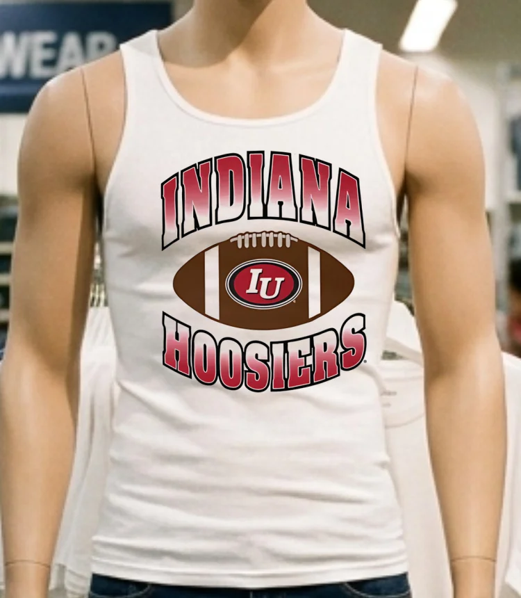Indiana Hoosiers Football 25 Shirt - white-t-shirt Indiana Hoosiers Football 25 Shirt White T Shirt 1