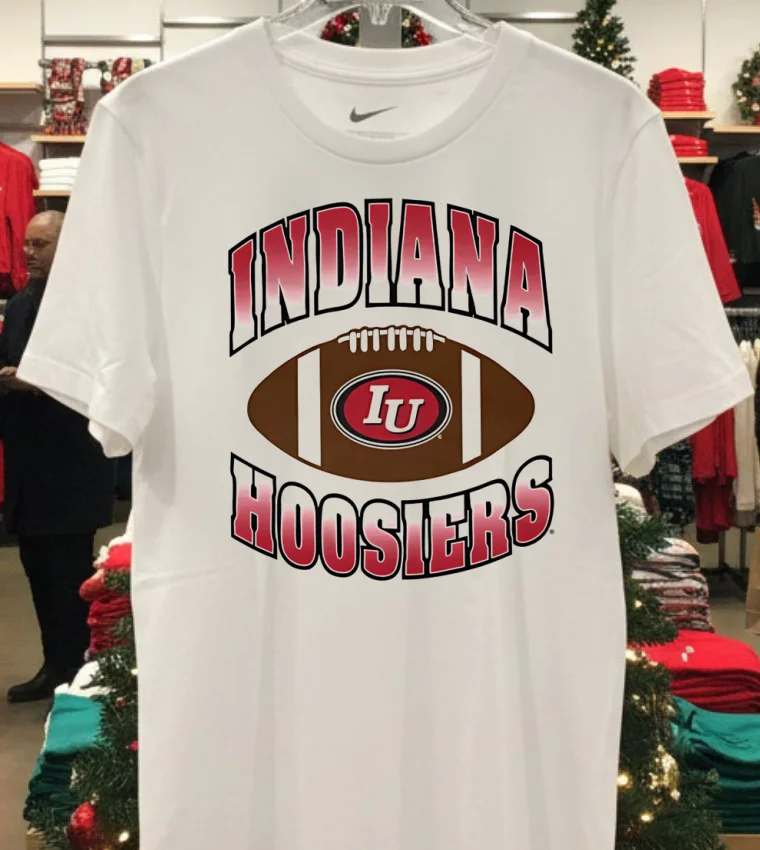 Indiana Hoosiers Football 25 Shirt - white-t-shirt Indiana Hoosiers Football 25 Shirt White T Shirt