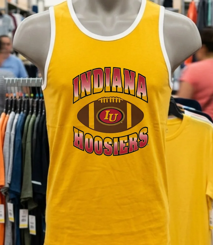 Indiana Hoosiers Football 25 Shirt - yellow-t-shirt Indiana Hoosiers Football 25 Shirt Yellow T Shirt