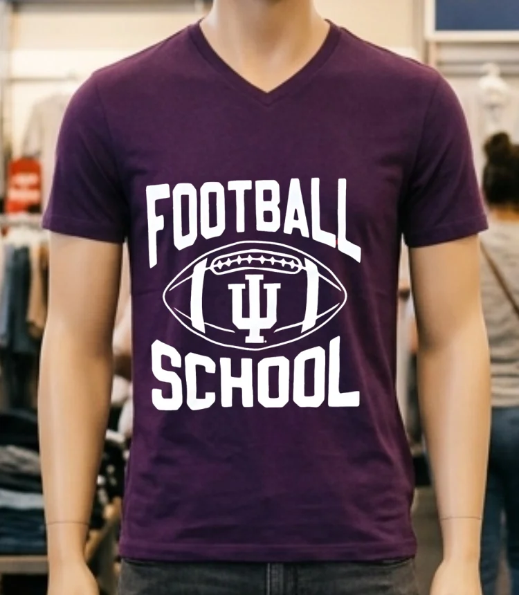 Indiana Is A Football School Shirt - purple-shirt Indiana Is A Football School Shirt Purple Shirt