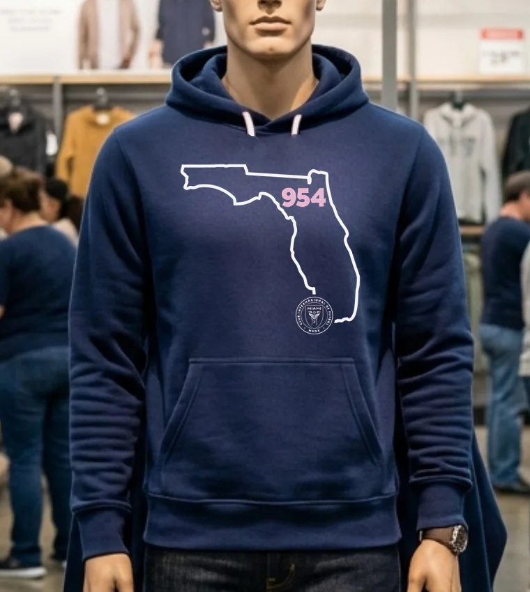 Inter Miami Cf 954 Area Code State Shirt - navy-shirt Inter Miami Cf 954 Area Code State Shirt Navy Shirt