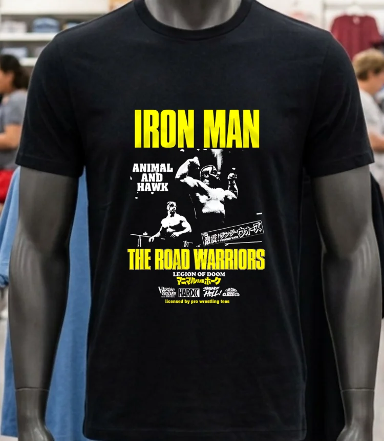 Iron Man The Road Warriors Legion Of Doom Shirt - balck-shirt Iron Man The Road Warriors Legion Of Doom Shirt Balck Shirt 2