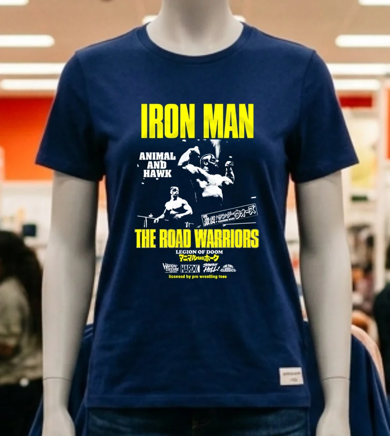 Iron Man The Road Warriors Legion Of Doom Shirt - navy-shirt Iron Man The Road Warriors Legion Of Doom Shirt Navy Shirt 1