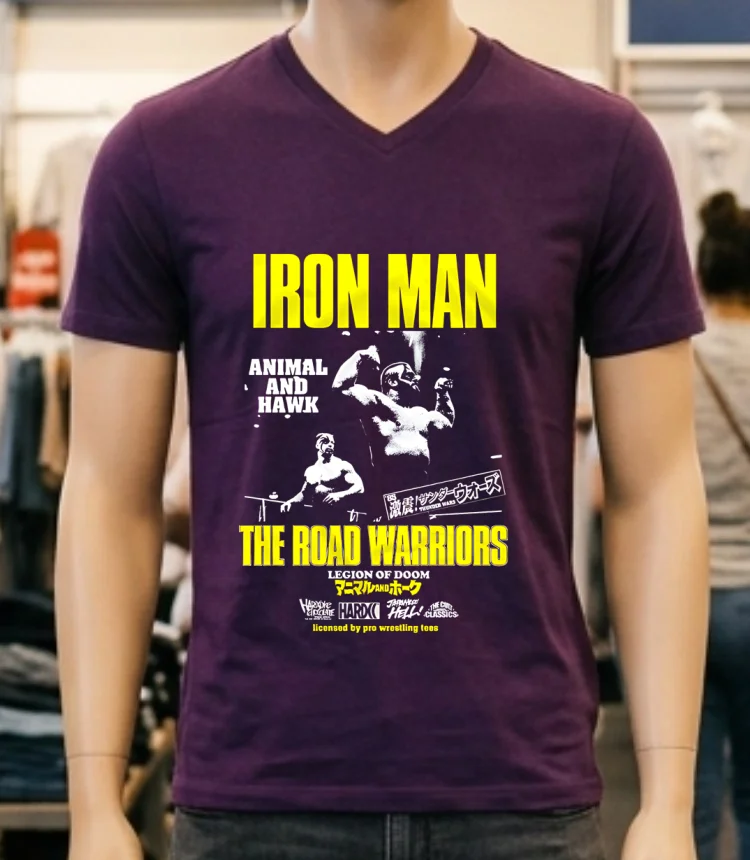 Iron Man The Road Warriors Legion Of Doom Shirt - purple-shirt Iron Man The Road Warriors Legion Of Doom Shirt Purple Shirt
