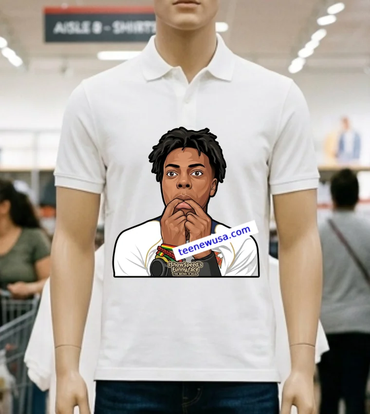 Ishowspeed And Funny Facial Expressions T Shirt White T Shirt 2
